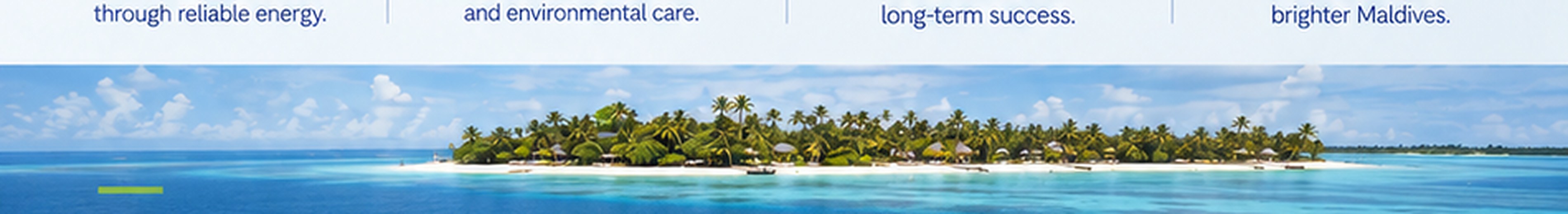 Aerial panorama of a Maldives island